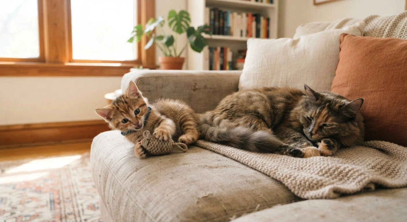 Adopting a Kitten vs. an Adult Cat
