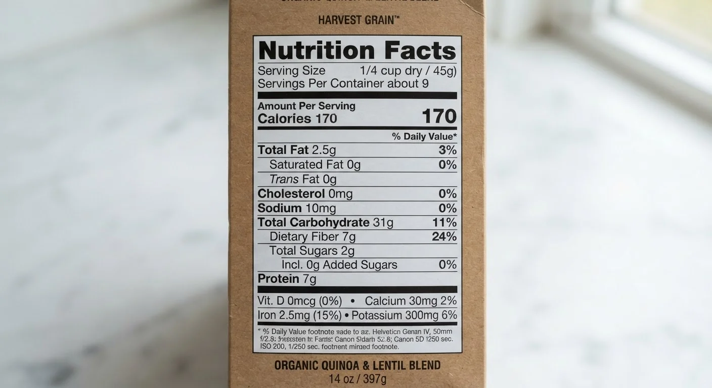Reading a Nutrition Label Without Getting Lost