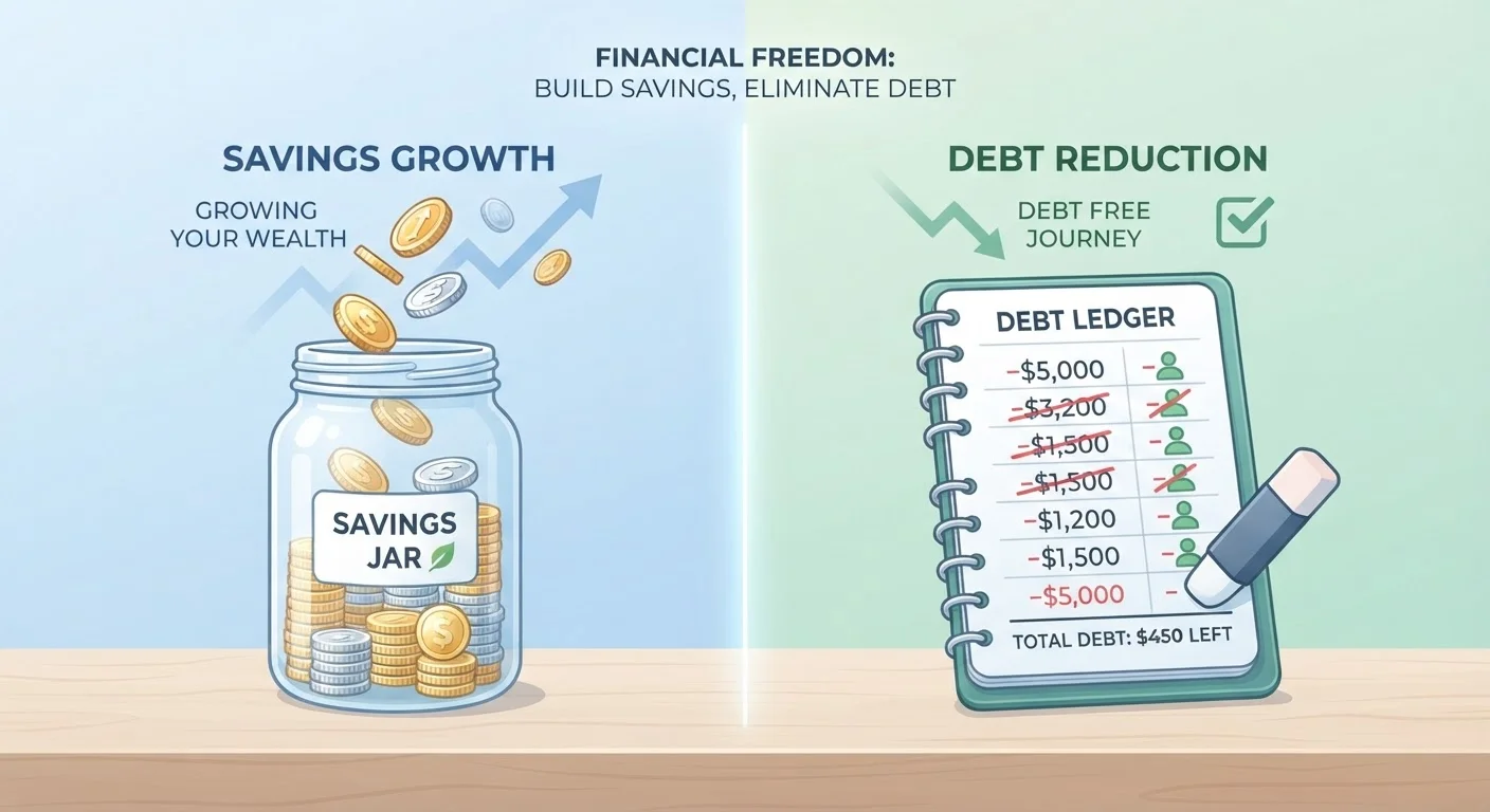 Saving While in Debt: When It Makes Sense to Do Both at Once