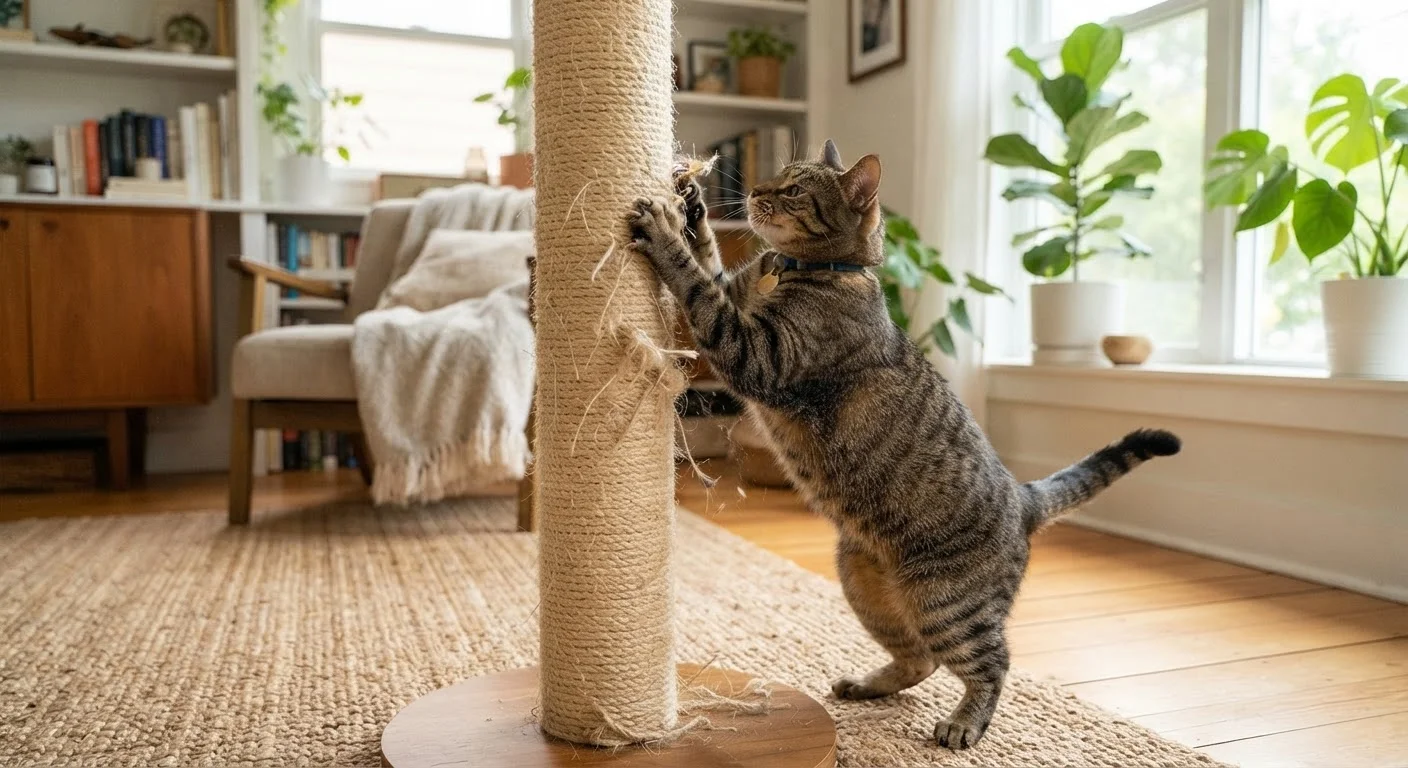 Scratching Furniture: Why Cats Do It and How to Redirect It