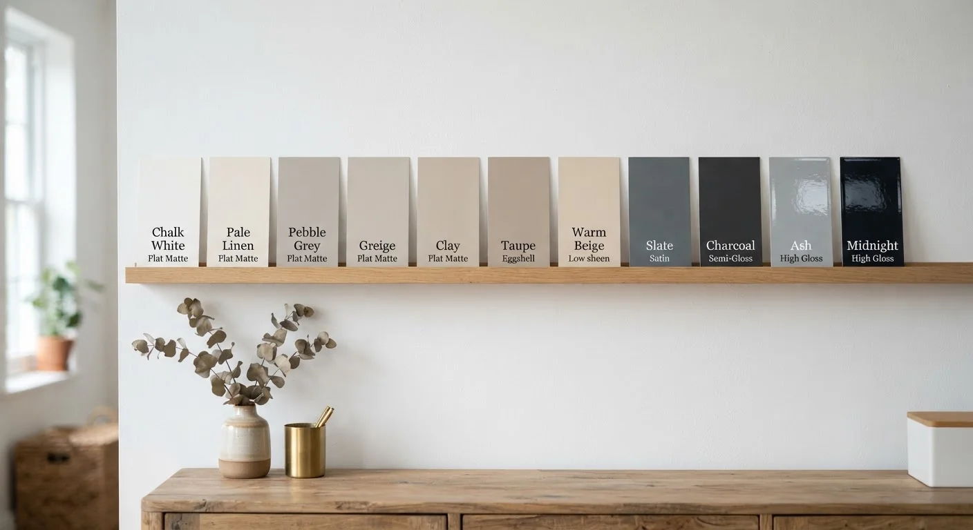 Understanding Paint Finishes: Matte, Eggshell, Satin, and Gloss Explained